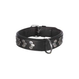 Trixie ogrlica za pse Active zakovice L-XL 55-65 cm/40 mm crna