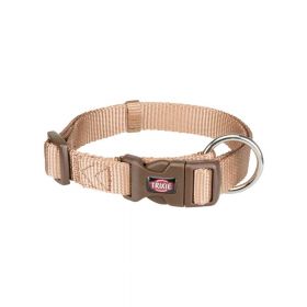 Trixie ogrlica za pse Premium S-M 30-45 cm/15 mm svjetlosmeđa