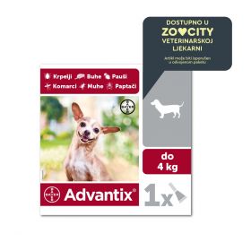 Elanco Advantix ampula za pse od 1-4 kg