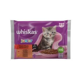 Whiskas Kitten klasični izbor govedina/piletina 4 x 85 g