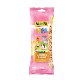 MultiFit Sticks za glodavce s orašastim plodovima i medom 112 g