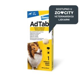 AdTab tablete protiv buha i krpelja za žvakanje za pse
