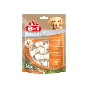 8in1 poslastica za pse Delights Bones XS 14 komada, 168 g