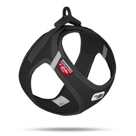 Curli oprsnica za pse Clasp Softshell, crna