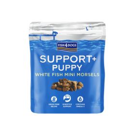 FISH4DOGS poslastica za pse Support+ Puppy bijela riba 150 g