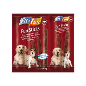 FIT+FUN poslastica za pse štapići govedina 55 g