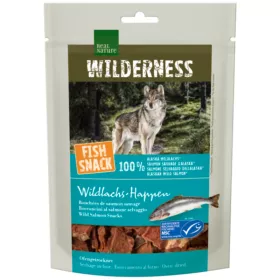 Real Nature poslastica za pse Wilderness Fish snack Fresh Water losos 70 g