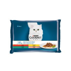 Gourmet Perle multipack govedina, piletina, zec, losos 4x85 g