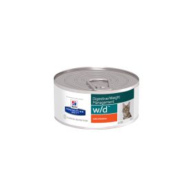 Hill's PD Cat w/d Digestive+Weight Management s piletinom 156 g