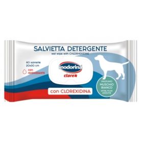Inodorina Clorex Mošus vlažne maramice za pse, 40 komada