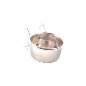 Trixie posuda čelična za ptice s nosačem 0,15 l/fi-7 cm