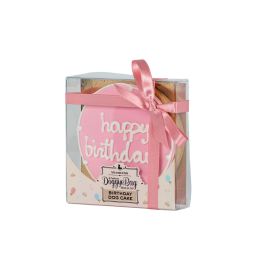 DoggyeBag rođendanska torta za pse roza 120 g