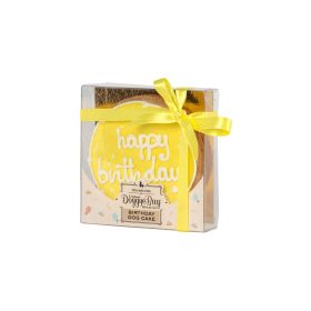 DoggyeBag rođendanska torta za pse žuta 120 g