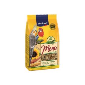 Vitakraft hrana Menu Vital za srednje papige s medom 1 kg