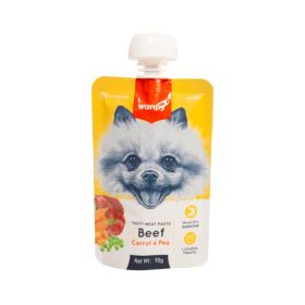 Wanpy Dog Tasty Meat Paste - govedina, mrkva i grašak 90 g