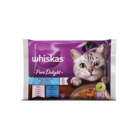 Whiskas Pure Delight mix riba 4 x 85 g