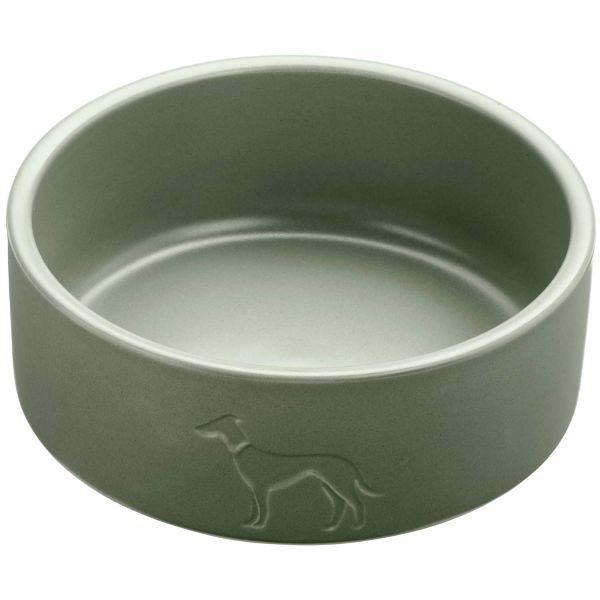 Hunter posuda za pse Osby keramička 1900 ml maslinasto zelena