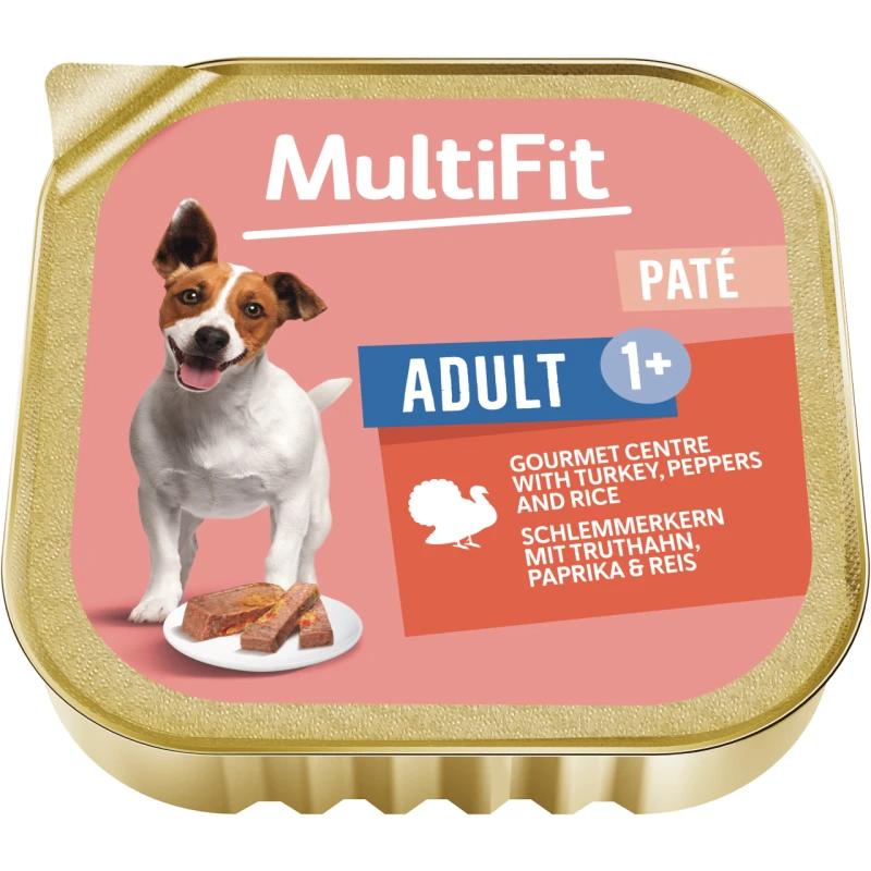 MultiFit Pate Adult puretina, paprika i riža 150 g ALU-pak