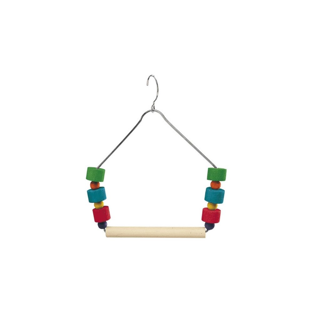 Ferplast igračka za ptice Wooden swing/beads