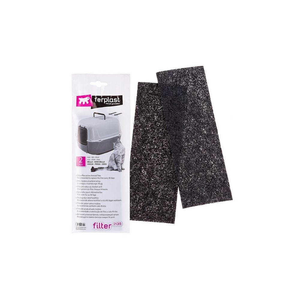 Ferplast zamjenski filter za mačji WC, 2 komada