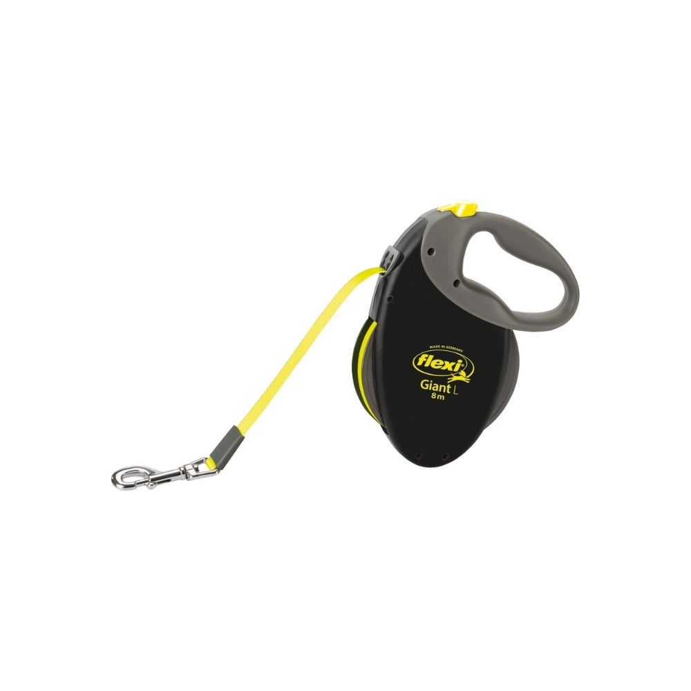 Flexi Neon Giant L traka 8 m crno/žuta