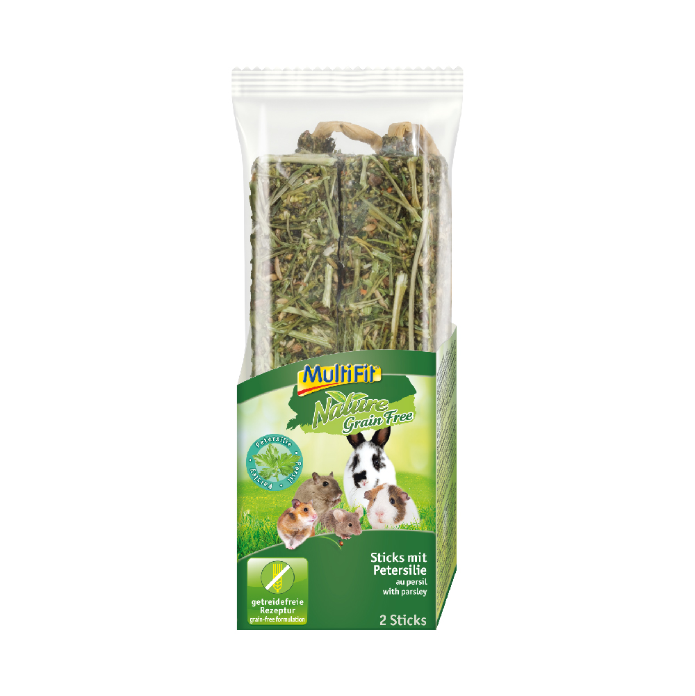 MultiFit Nature Grainfree Sticks za glodavce s peršinom 2x50 g