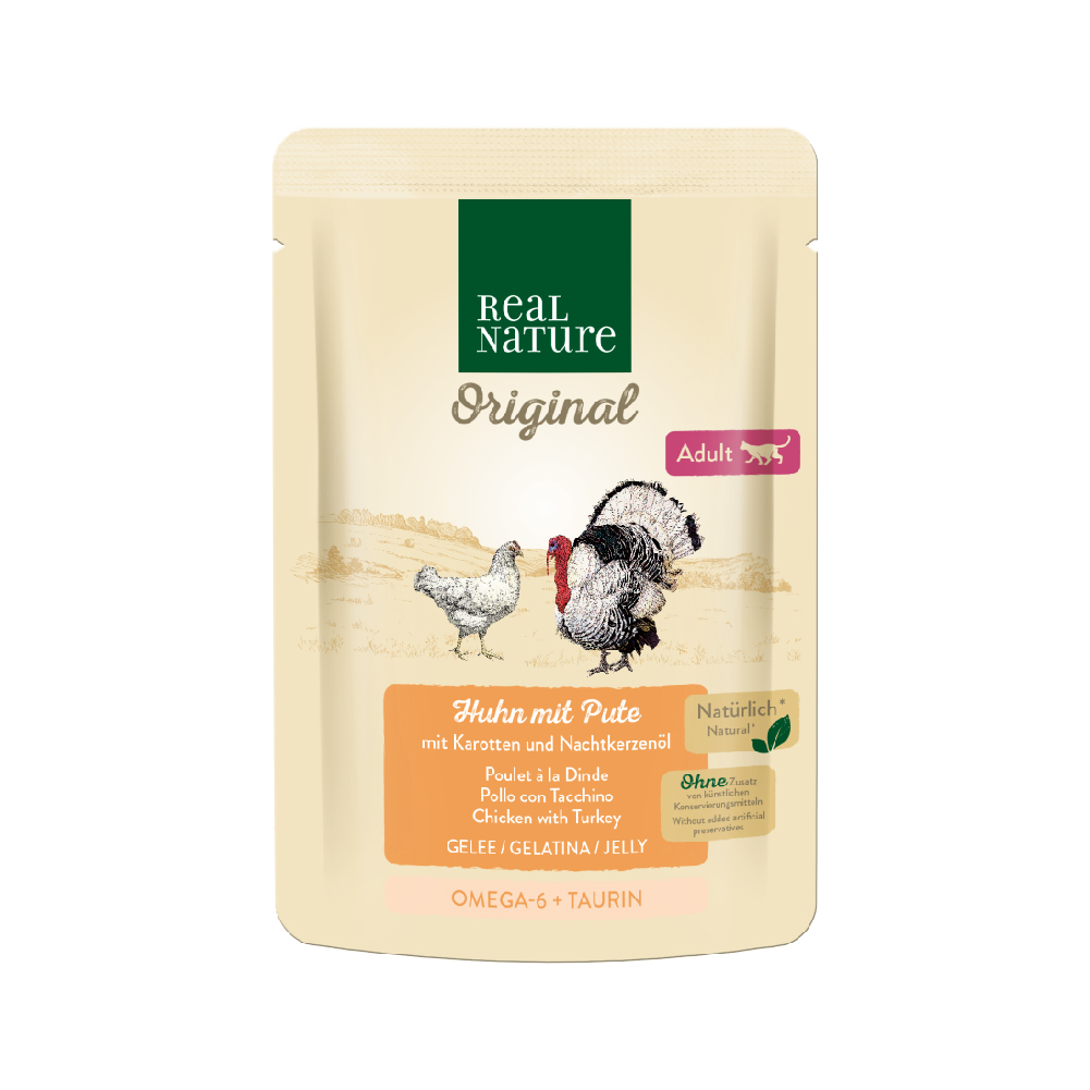 Real Nature Cat perad i mrkva u želeu 85 g