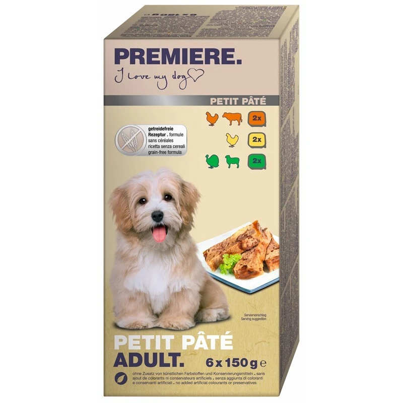 Premiere Petit Pate Multipack 6x150 g