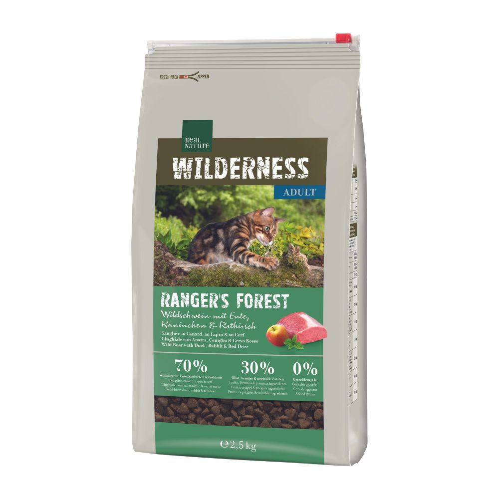 Real Nature Cat Wilderness Adult Ranger´s Forest 2,5 kg