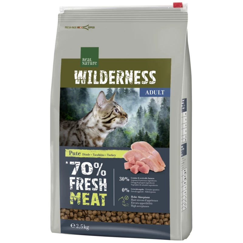 Real Nature Cat Wilderness Fresh Meat Adult puretina 2,5 kg