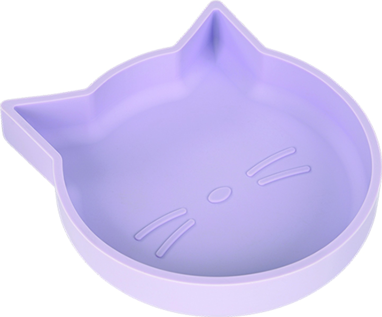 AniOne posuda za mačke Pepe&Kitty silikonska ljubičasta 240 ml
