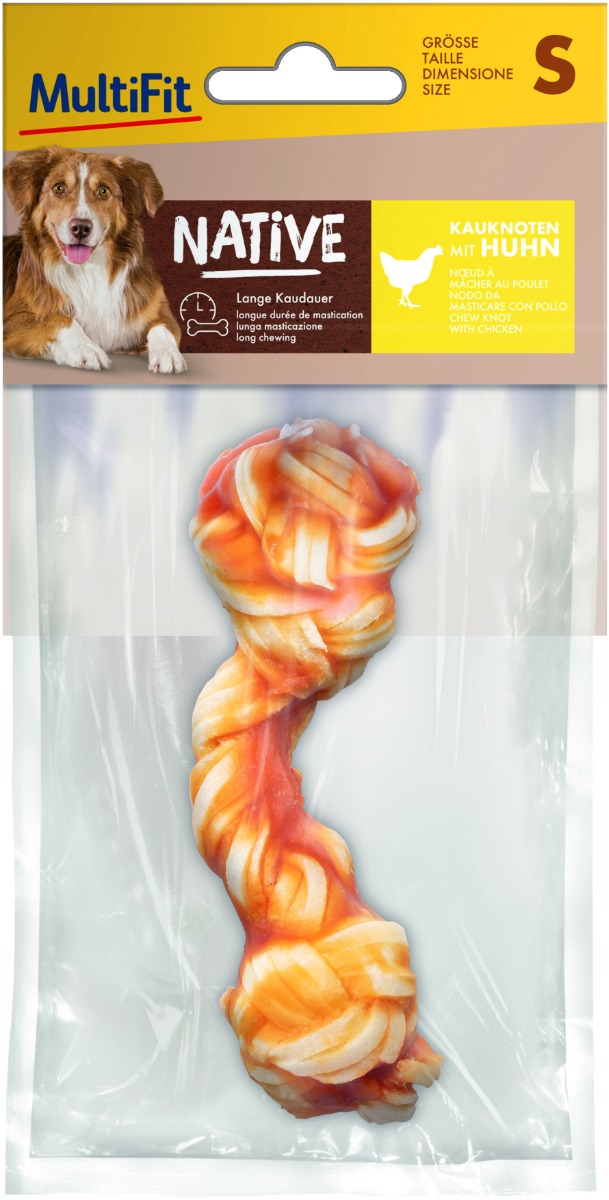 MultiFit poslastica za pse Native Chewing Knot piletina S