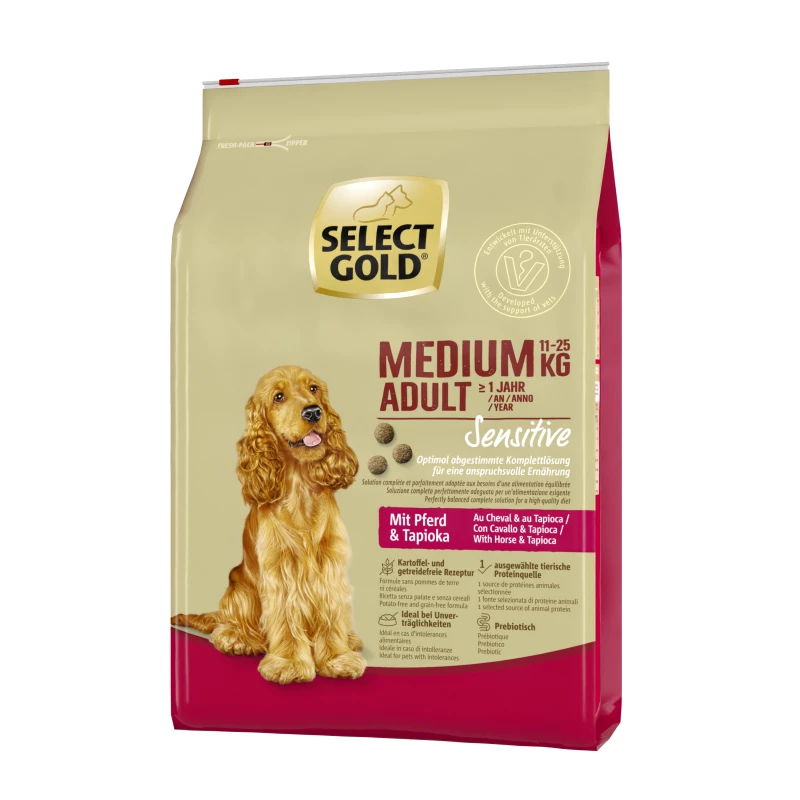 Select Gold Sensitive Adult Medium konjetina 1 kg