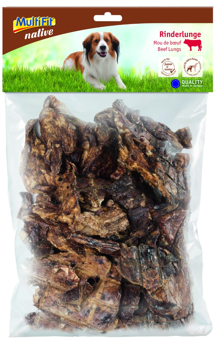 MultiFit poslastica za pse Native goveđa pluća 250 g