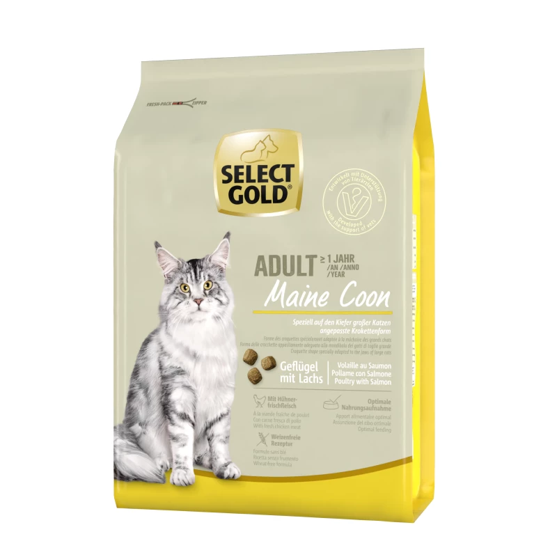 Select Gold Cat Maine Coon Adult perad s lososom
