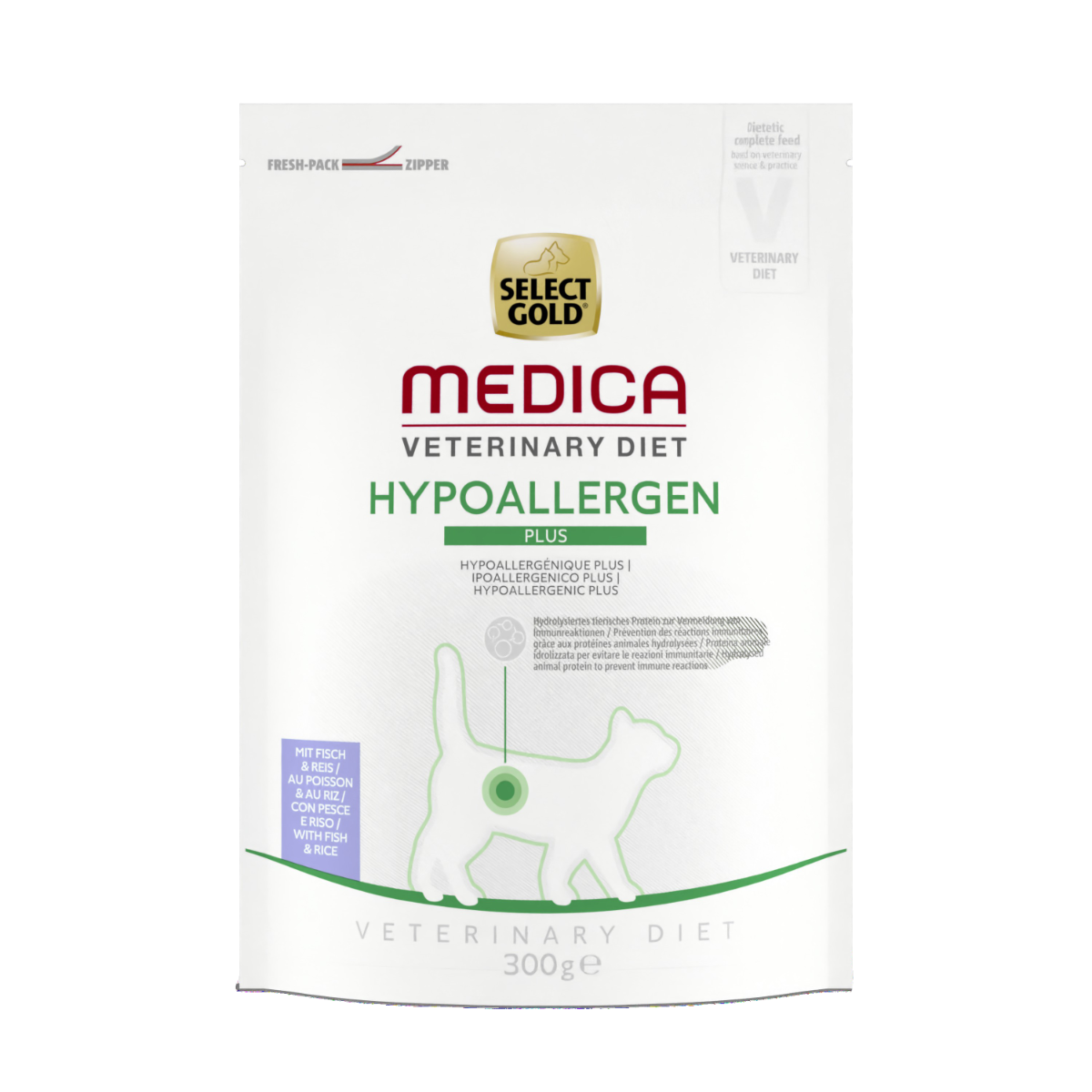 Select Gold Cat Medica Hypoallergenic Plus riba i riža 300 g