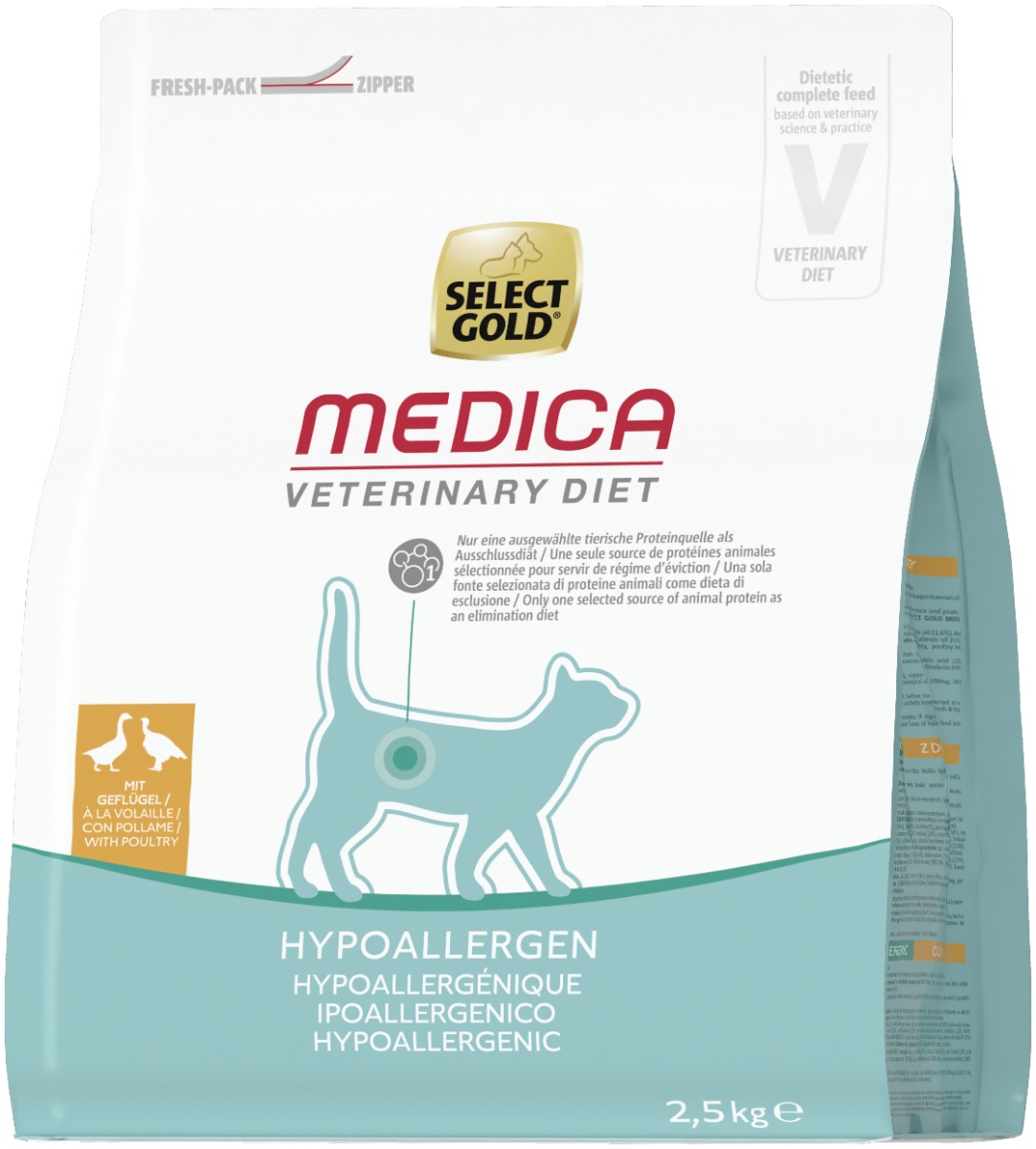 Select Gold Cat Medica Hypoallergenic perad