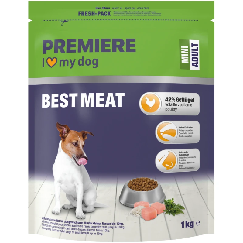 Premiere Best Meat Mini Adult piletina 1 kg