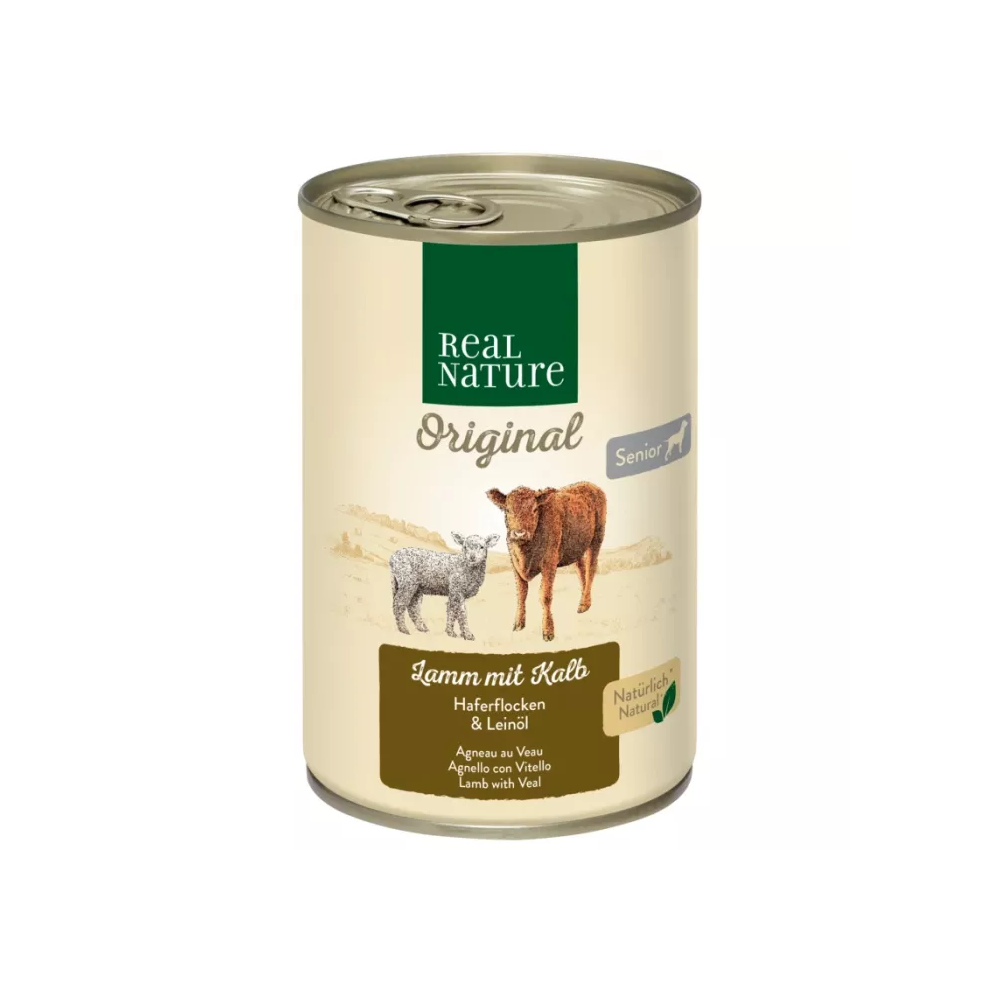 Real Nature Senior janjetina i teletina 400 g