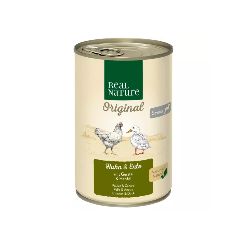 Real Nature Senior piletina i pačetina 400 g