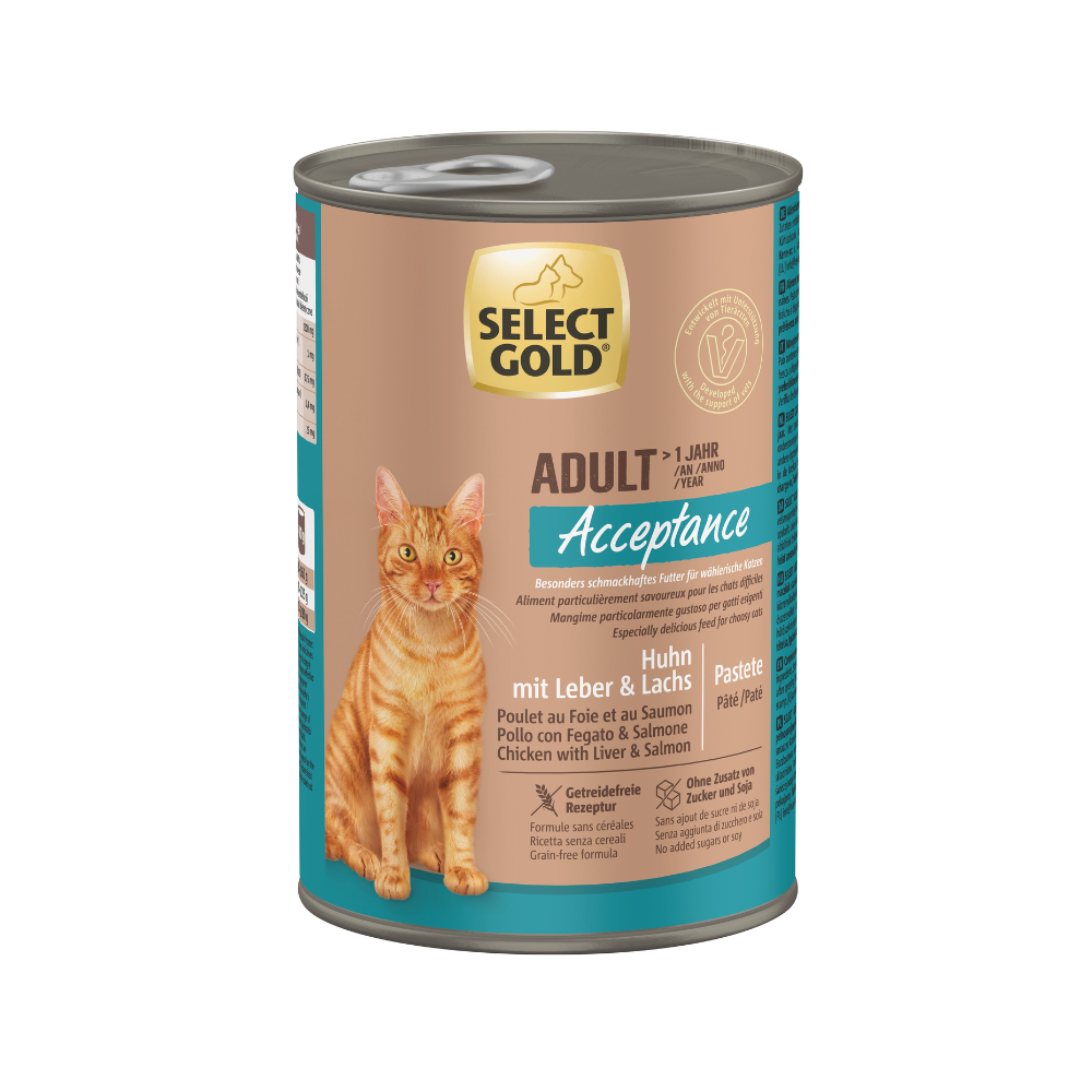 Select Gold Cat Acceptance Adult pašteta piletina 400 g