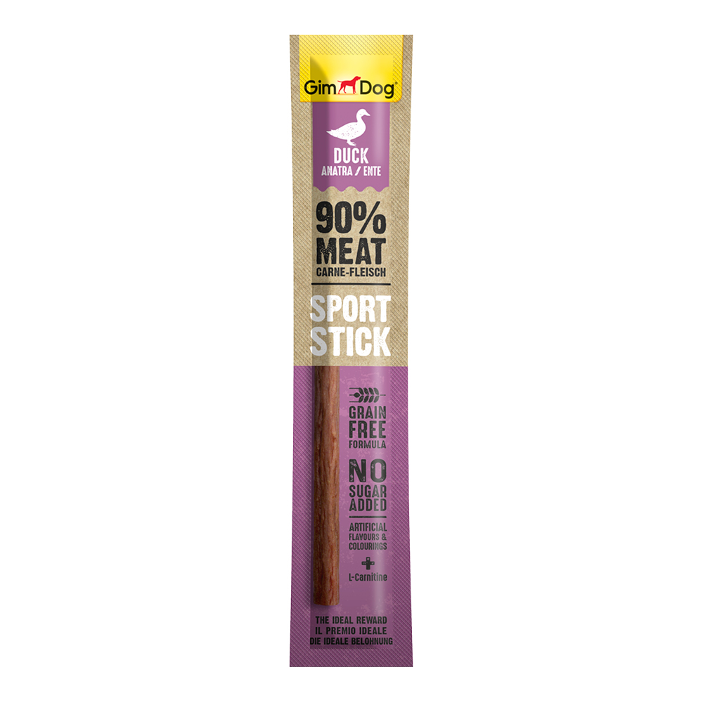 GimDog poslastica za pse Sport Stick pačetina 12 g