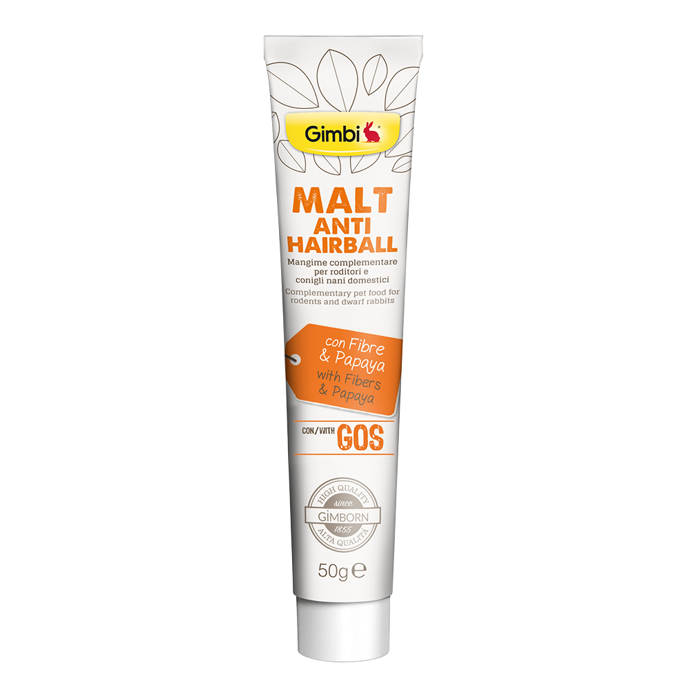 Gimbi Malt pasta za glodavce Antihairball 50 g