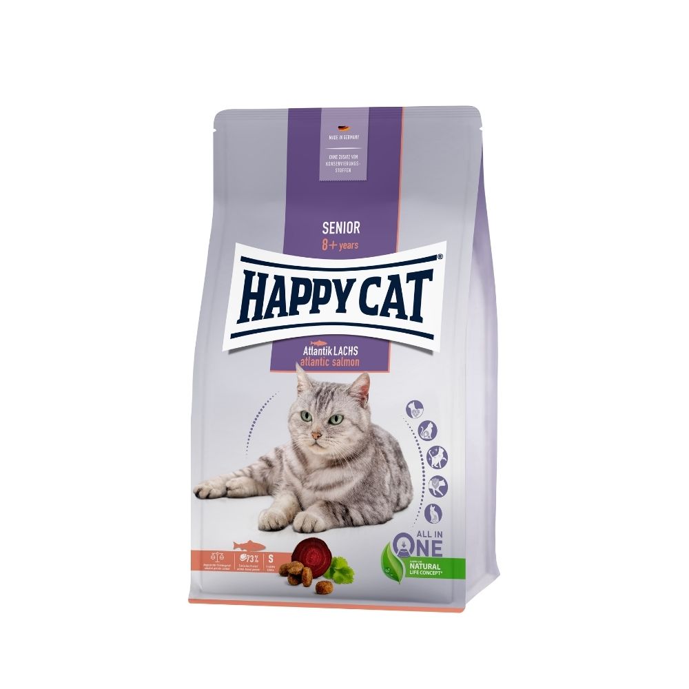 Happy Cat Senior losos 4 kg