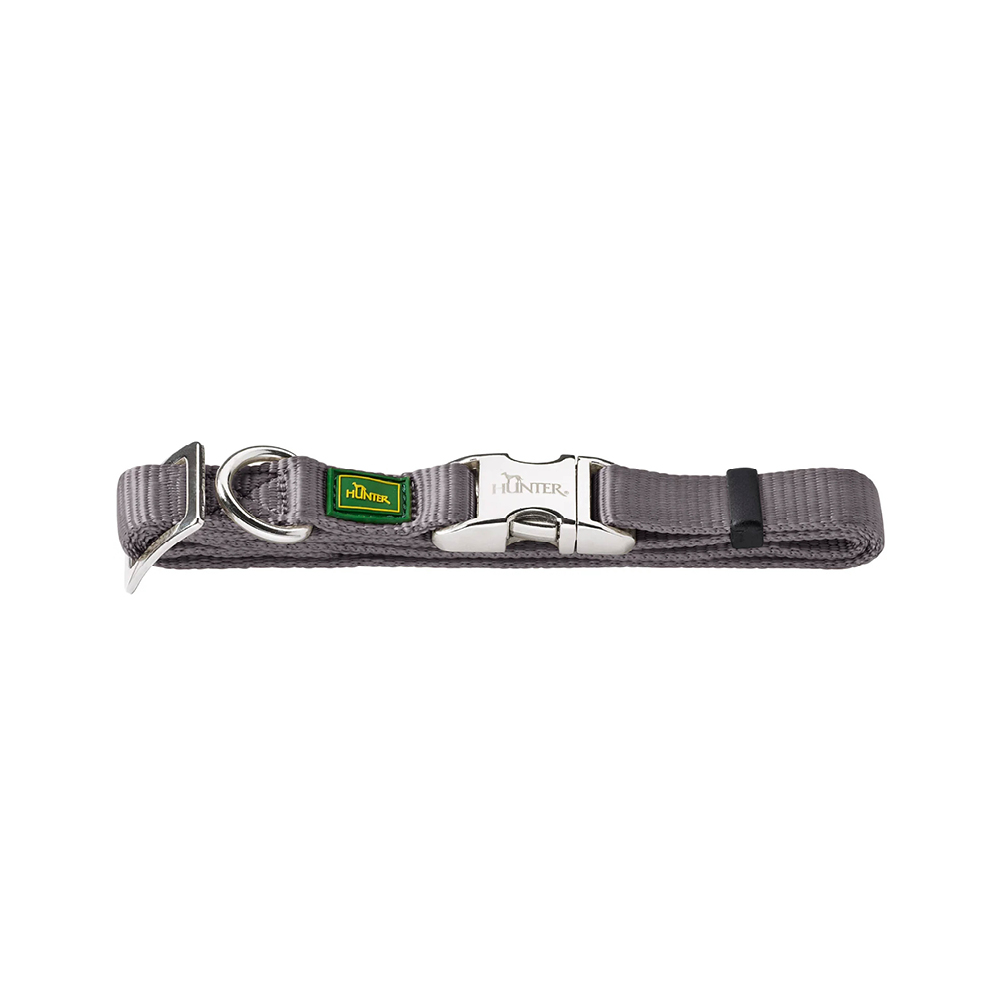 Hunter ogrlica za pse Vario Basic Alu-Strong XL, najlon siva