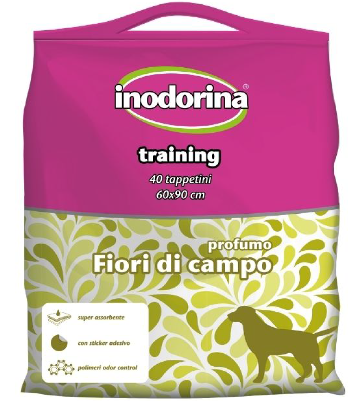 Inodorina Training Pads Flower parfume pelene 60x90 cm 40 kom