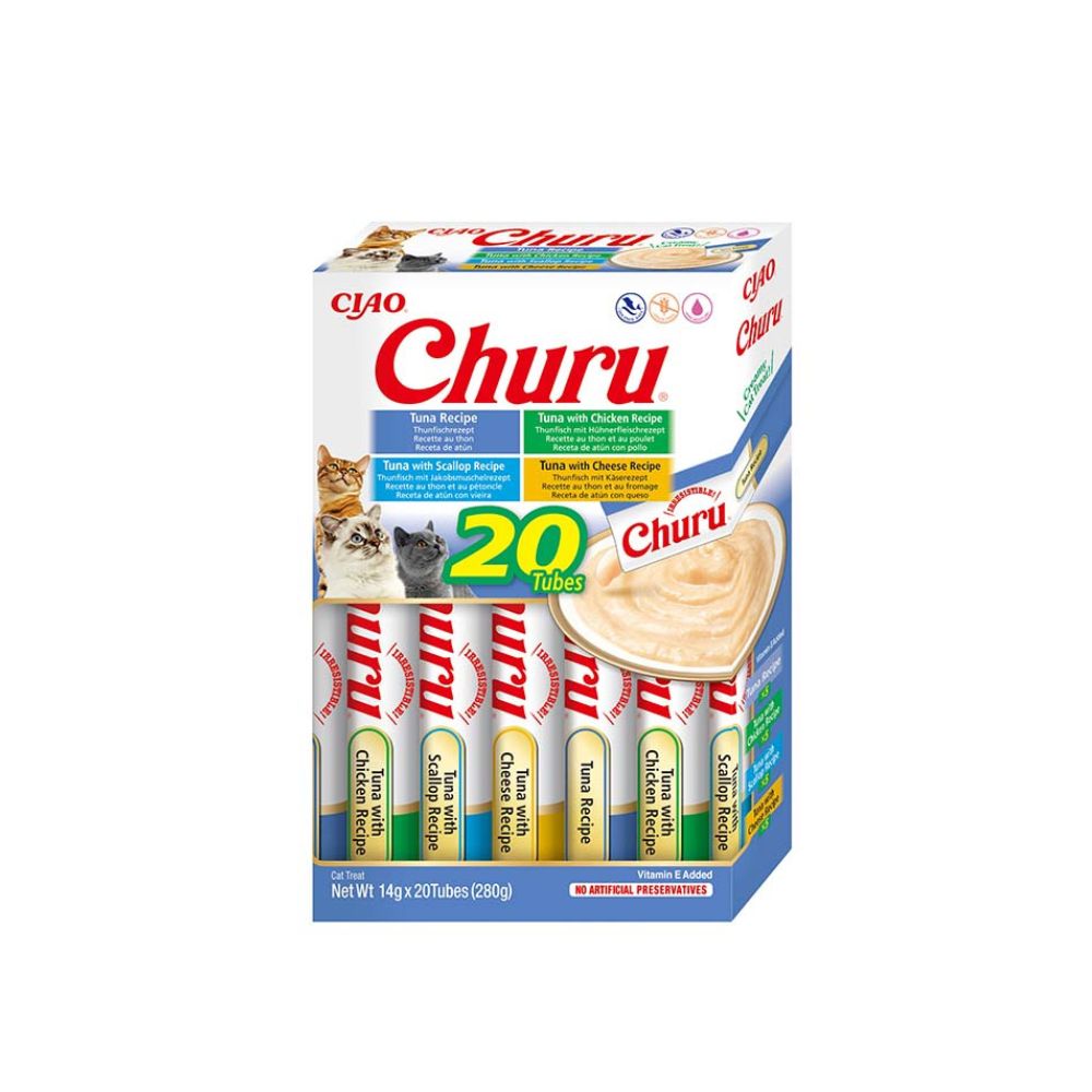 Churu poslastica za mačke Variety tuna 20x14 g
