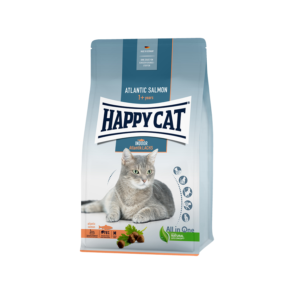 Happy Cat Indoor Adult losos 1,3 kg