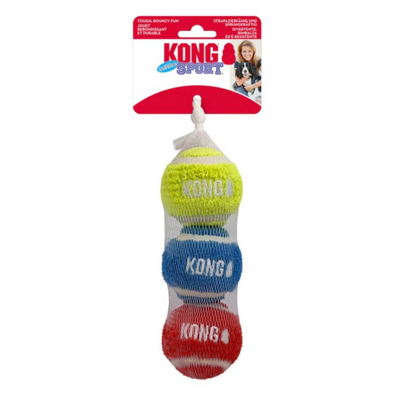 Kong igračka za pse Sport Softies Balls M 3 kom