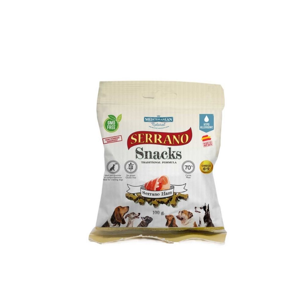 Mediterranean Natural poslastica za pse Serrano Gluten-free šunka 100 g